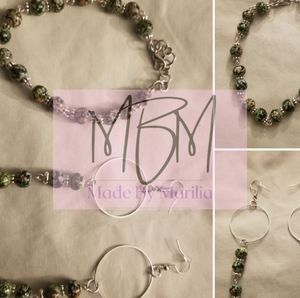 Handmade Bracelet and Earrings set